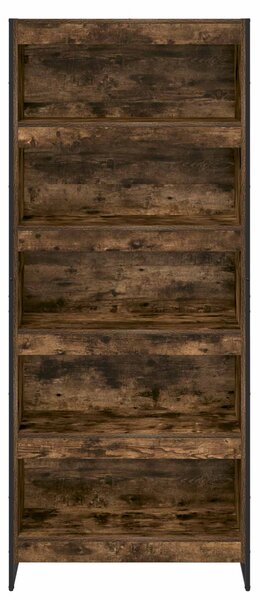 Knihovna 80 x 30 x 189,5 cm Kompozitní dřevo Kouřový dub 3403012