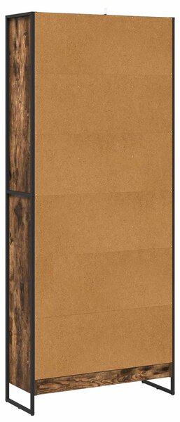 Knihovna 80 x 30 x 189,5 cm Kompozitní dřevo Kouřový dub 3403012