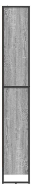 Knihovna 80 x 30 x 189,5 cm Kompozitní dřevo Šedá Sonoma 3403013