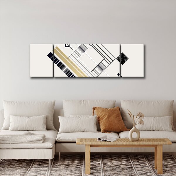 Obraz - Geometrické tvary N⁰6 (170x50 cm)