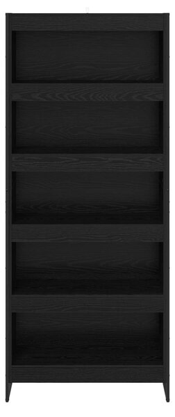 Knihovna 80 x 30 x 189,5 cm Kompozitní dřevo Černý dub 3403010