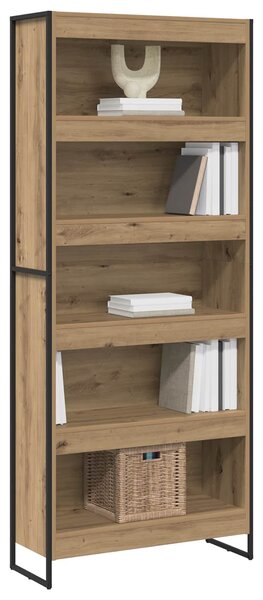 Knihovna 80 x 30 x 189,5 cm Kompozitní dřevo Umělecký dub 3403015
