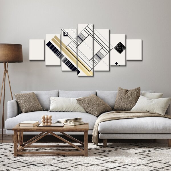 Obraz - Geometrické tvary N⁰6 (210x100 cm)