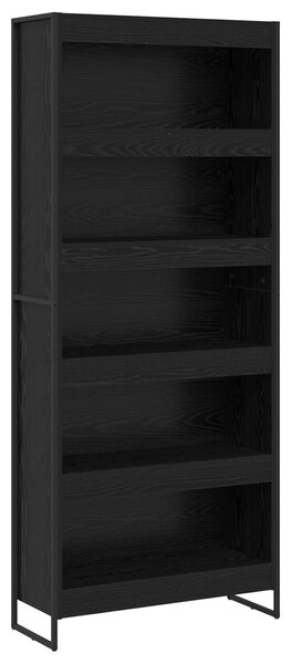 Knihovna 80 x 30 x 189,5 cm Kompozitní dřevo Černý dub 3403010