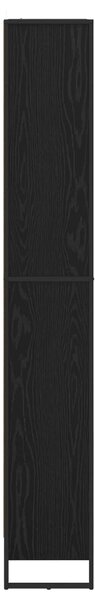 Knihovna 80 x 30 x 189,5 cm Kompozitní dřevo Černý dub 3403010