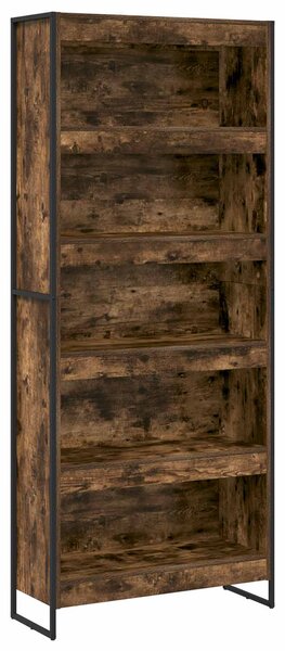 Knihovna 80 x 30 x 189,5 cm Kompozitní dřevo Kouřový dub 3403012