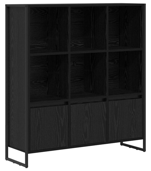 Knihovna 99,5 x 30 x 108 cm Kompozitní dřevo Černý dub 3403022
