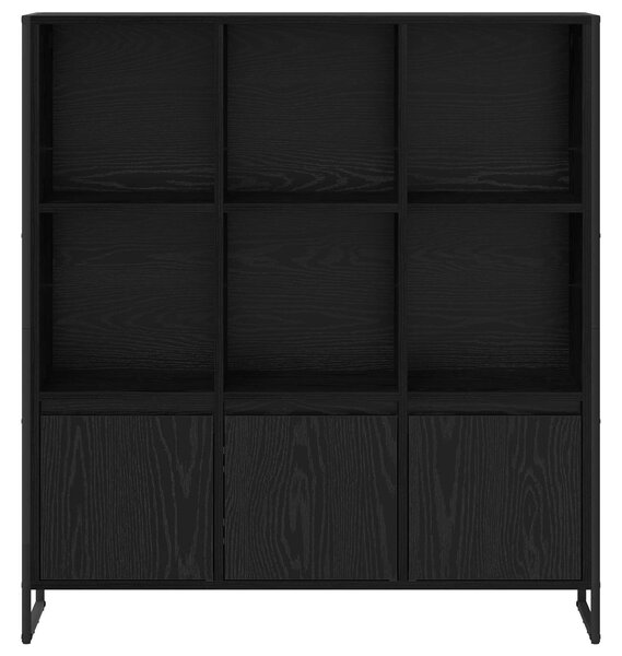 Knihovna 99,5 x 30 x 108 cm Kompozitní dřevo Černý dub 3403022