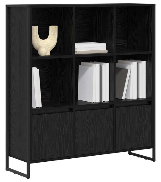 Knihovna 99,5 x 30 x 108 cm Kompozitní dřevo Černý dub 3403022