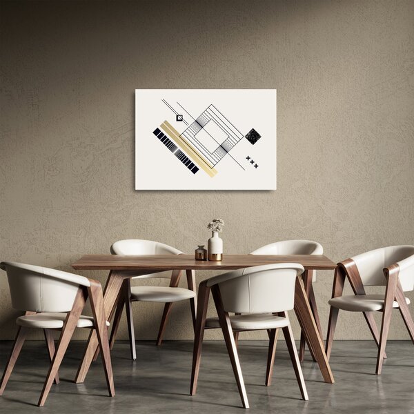 Skleněný obraz - Geometrické tvary N⁰6 (70x50 cm)