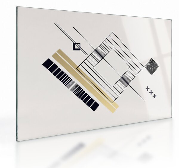 Skleněný obraz - Geometrické tvary N⁰6 (70x50 cm)