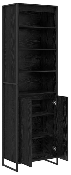 Vysoké skříně Černý dub 60 x 36 x 200 cm Kompozitní dřevo 3403028