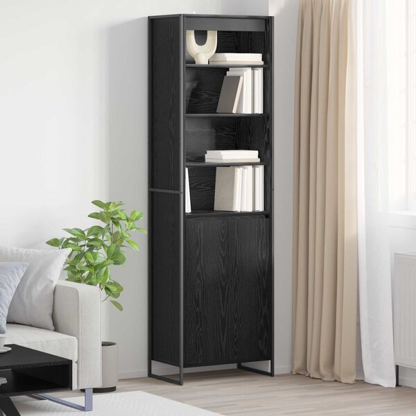Vysoké skříně Černý dub 60 x 36 x 200 cm Kompozitní dřevo 3403028