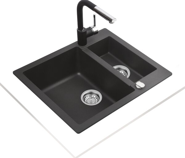 Teka Clivo granitový dřez 61x49.5 cm šedá/grafitová/onyx 40148030