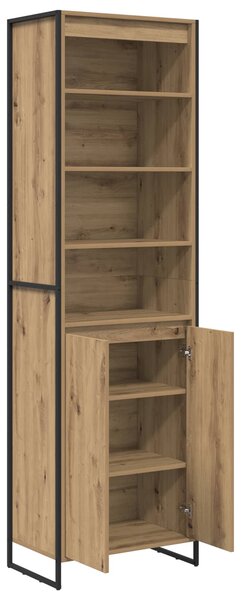 Vysoké skříně Umělecký dub 60 x 36 x 200 cm Kompozitní dřevo 3403033