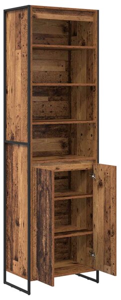 Vysoké skříně Staré dřevo 60 x 36 x 200 cm Kompozitní dřevo 3403032