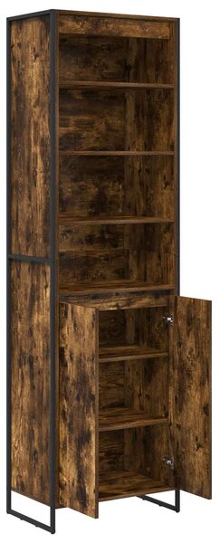 Vysoké skříně Kouřový dub 60 x 36 x 200 cm Kompozitní dřevo 3403030