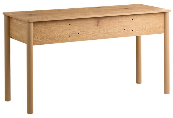 Pracovní stůl SENDRA Světle hnědá 140 cm 50 cm