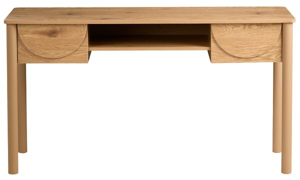 Pracovní stůl SENDRA Světle hnědá 140 cm 50 cm