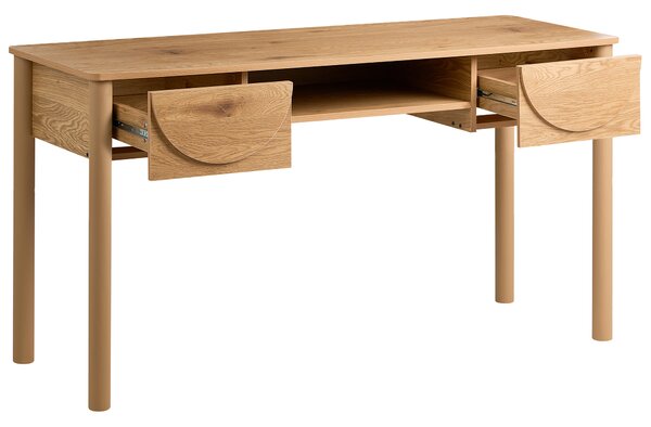 Pracovní stůl SENDRA Světle hnědá 140 cm 50 cm