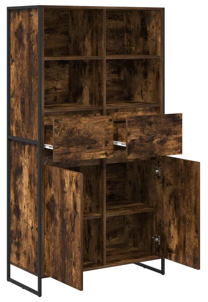 Servírovací skříň Kouřový dub 81 x 36 x 150.5 cm 3403036