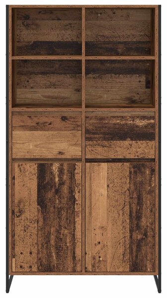 Servírovací skříň Staré dřevo 81 x 36 x 150.5 cm 3403038