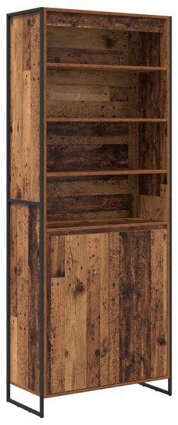 Vysoké skříně Staré dřevo 79 x 36 x 200 cm Kompozitní dřevo 3403044