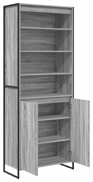 Vysoké skříně Šedá Sonoma 79 x 36 x 200 cm Kompozitní dřevo 3403043