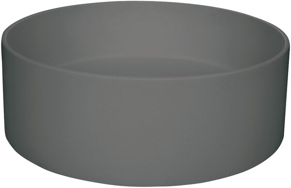 Deante Silia umyvadlo 36x36 cm kulatý na pult antracitová matný CQS_TU4S