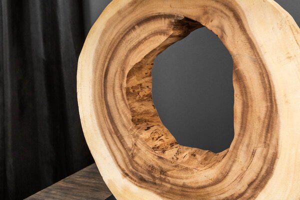 Designová stolní lampa Deandre, 61 cm ořech
