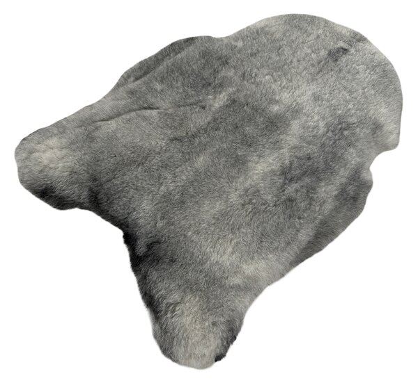 Islandská jehněčí kůže, šedá 3, přírodní, střižený chlup, velikost I