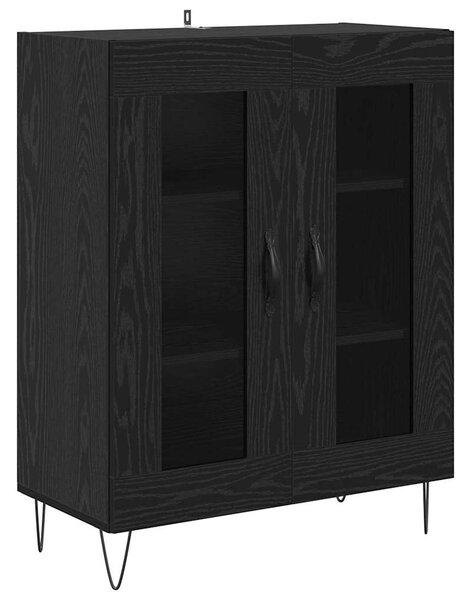 Vysoký bufet Černý dub 69,5 x 34 x 90 cm Kompozitní dřevo 3403176