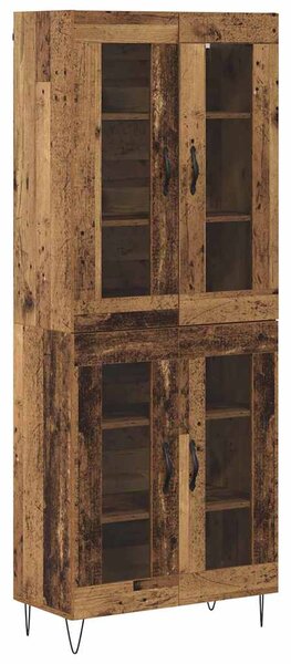 Vysoký bufet Staré dřevo 69,5 x 34 x 90 cm Kompozitní dřevo 3403174