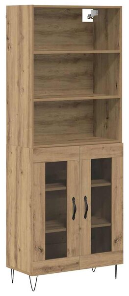 Vysoký bufet 2 ks Artisanový dub 69,5 x 34 x 180 cm 3403172
