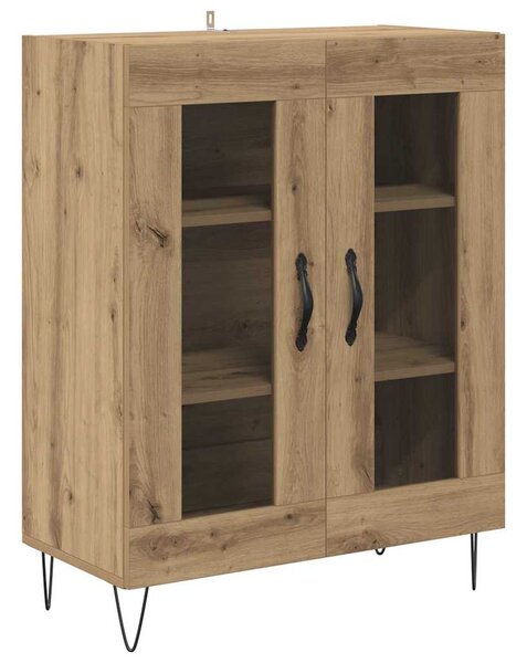 Vysoký bufet 2 ks Artisanový dub 69,5 x 34 x 180 cm 3403172