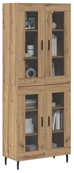 Vysoký bufet 2 ks Artisanový dub 69,5 x 34 x 180 cm 3403181