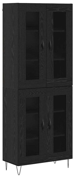 Vysoký bufet Černý dub 69,5 x 34 x 90 cm Kompozitní dřevo 3403176