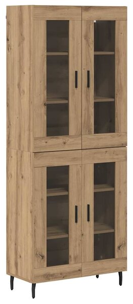 Vysoký bufet 2 ks Artisanový dub 69,5 x 34 x 180 cm 3403181