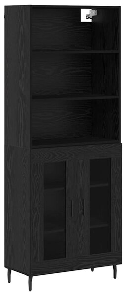 Vysoký bufet 2 ks Černý dub 69,5 x 32,5 x 180 cm 3403179