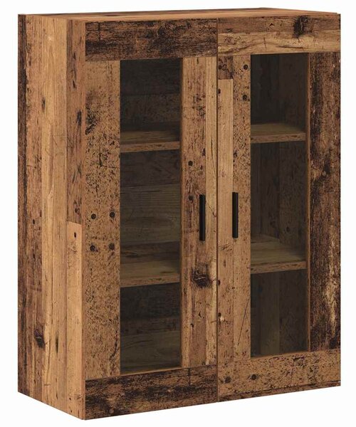 Vysoký bufet 2 ks Staré dřevo 69,5 x 34 x 180 cm 3403180