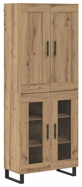 Vysoký bufet 2 ks Artisanový dub 69,5 x 34 x 180 cm 3403193