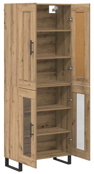 Vysoký bufet 2 ks Artisanový dub 69,5 x 34 x 180 cm 3403193