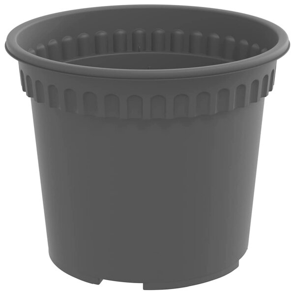 Květináče 6 ks Černá Plast 3403258