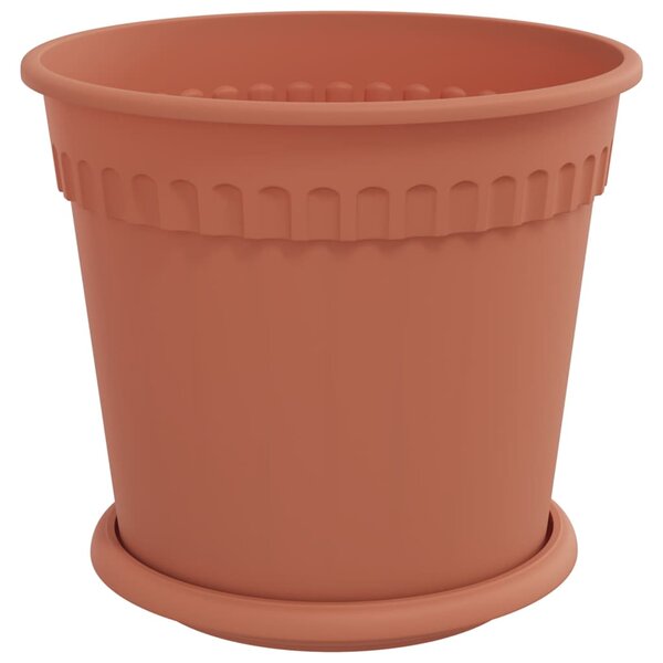 Květináče 6 ks Cihlově červená Plast 3403257