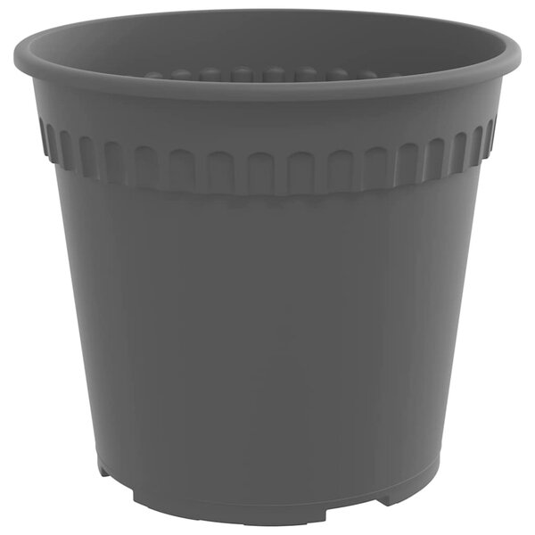 Květináče 24 ks Černá Plast 3403268