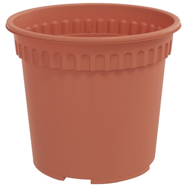 Květináče 6 ks Cihlově červená Plast 3403255