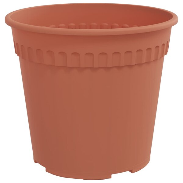 Květináče 24 ks Cihlově červená Plast 3403264