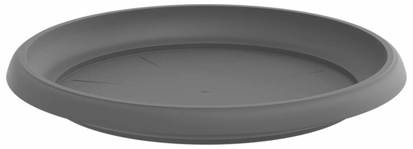 Květináče 6 ks Černá Ø 30 x 25 cm Plast 3403277