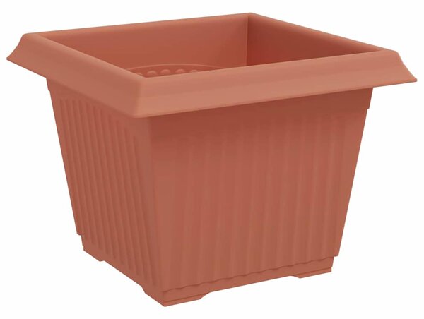 Květináče 6 ks Cihlově červená Plast 3403292