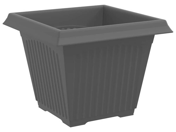 Květináče 6 ks Černá Plast 3403302